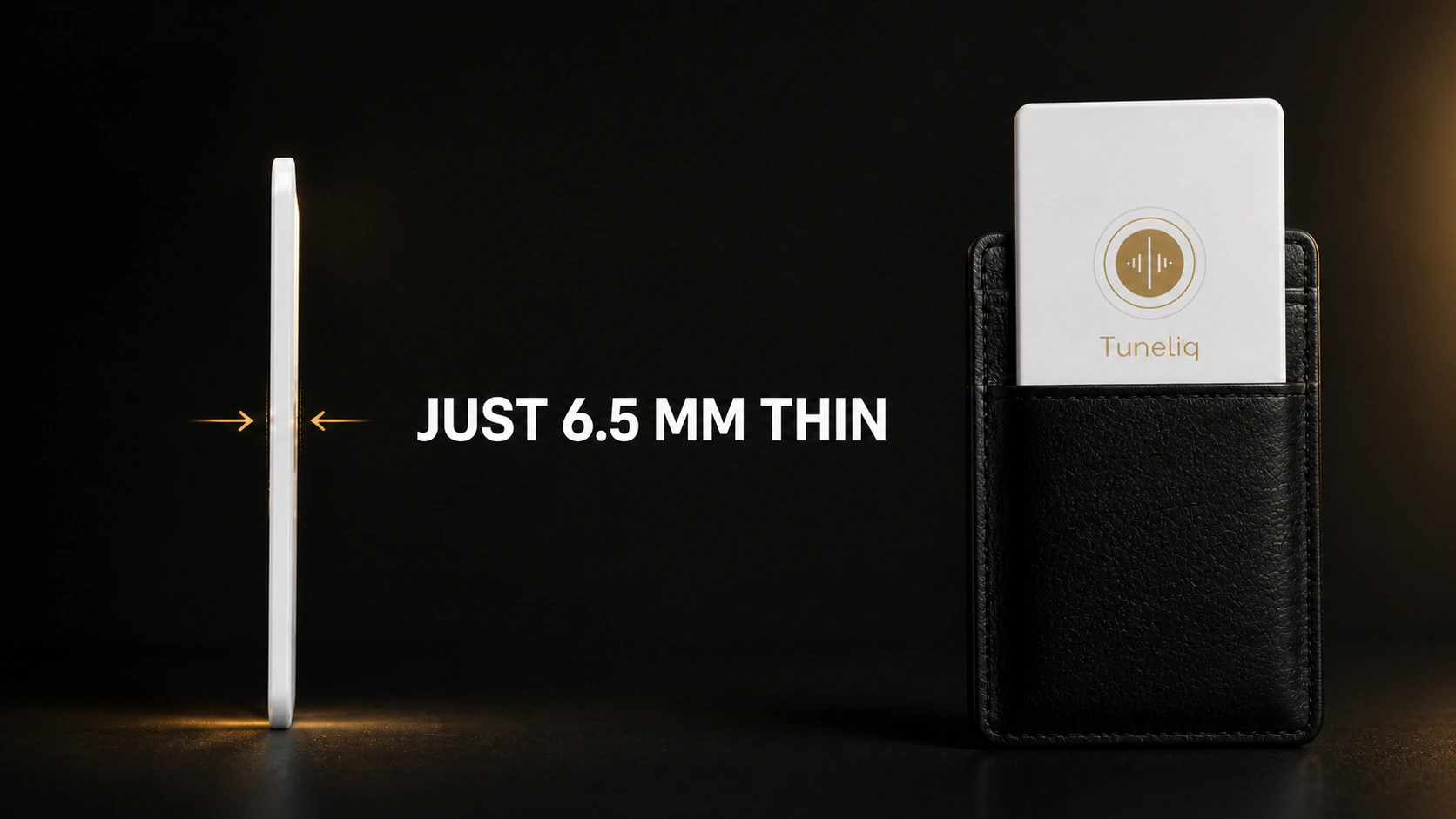 The wallet-sized profile of Tuneliq Card