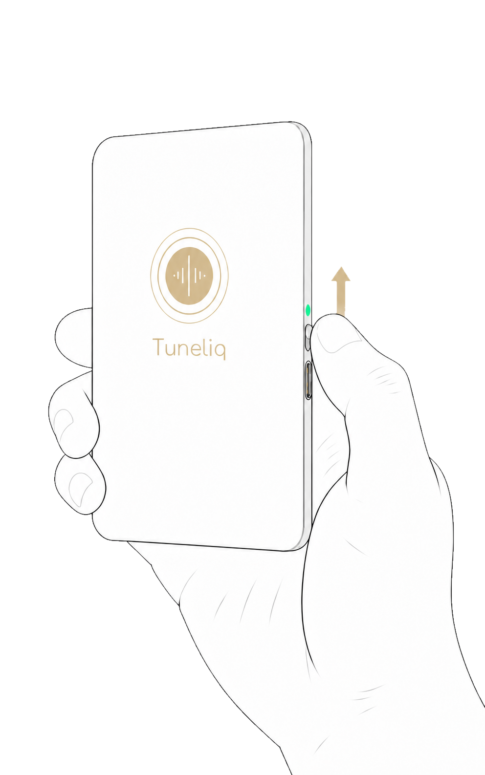 Figure 3 Push the Power Switch up