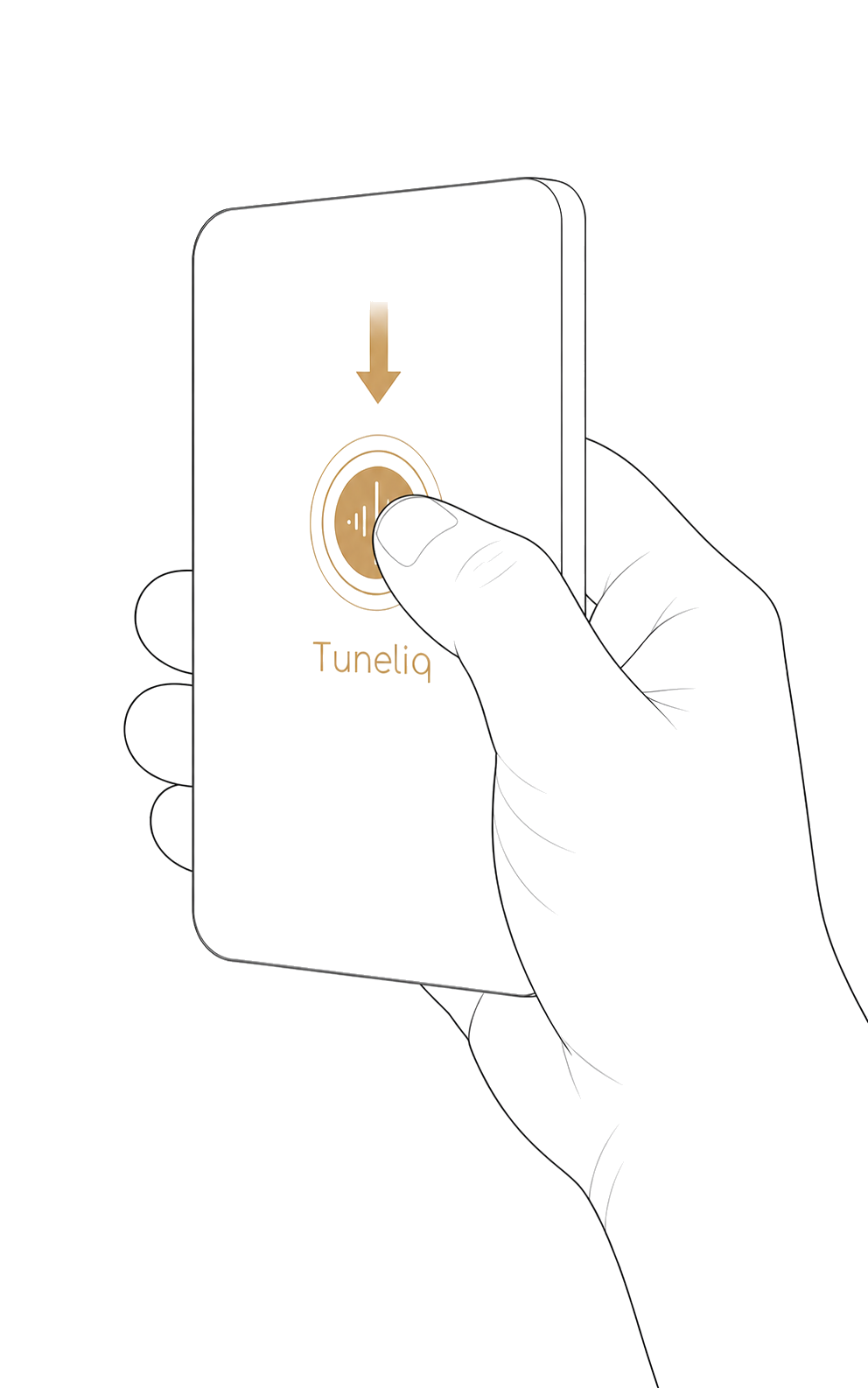 Figure 4 Press the Button on the front of the card